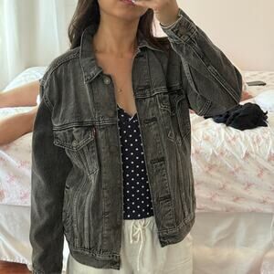 Levi's Faded Black Denim Jacket